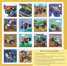 Load image into Gallery viewer, My First Color-by-Sticker Book: Monster Trucks
