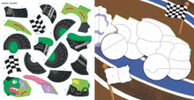 Load image into Gallery viewer, My First Color-by-Sticker Book: Monster Trucks