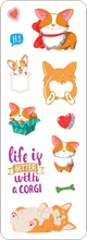 Load image into Gallery viewer, Corgis Sticker Set