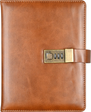 Load image into Gallery viewer, Brown Artisan Locking Journal
