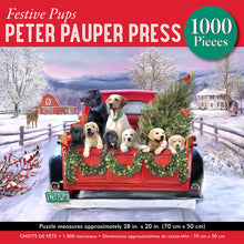 Load image into Gallery viewer, Festive Pups Puzzle (1000 pieces)