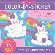 Load image into Gallery viewer, My First Color-by-Sticker Book: Baby Unicorn Sparkles