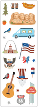Load image into Gallery viewer, America Sticker Set