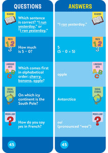 Brain Quest Grade 1 Smart Cards