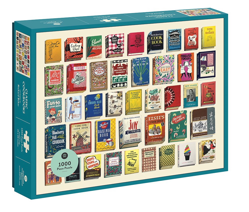 Classic Cookbooks Puzzle (1000 pieces)