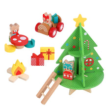 Load image into Gallery viewer, Christmas Treehouse Wooden Play Set