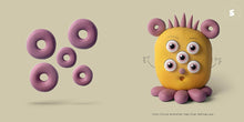 Load image into Gallery viewer, 1-2-3 Monsters