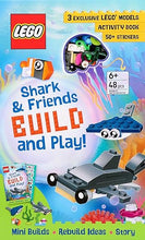 Load image into Gallery viewer, LEGO® Shark &amp; Friends Build and Play! (Activity Book with Minibuilds)
