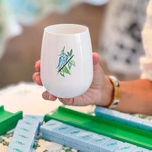 Load image into Gallery viewer, Stemless Mah Jongg Wine Glasses - Bird Bam