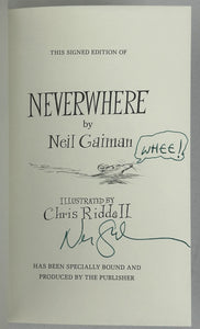Neverwhere Illustrated (Signed First Edition)