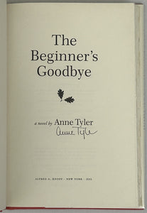 The Beginner's Goodbye (Signed First Edition)