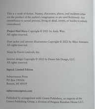 Load image into Gallery viewer, Project Hail Mary (Signed Limited Edition)
