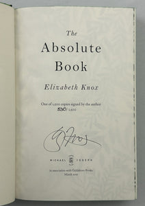 The Absolute Book (Signed First Edition)