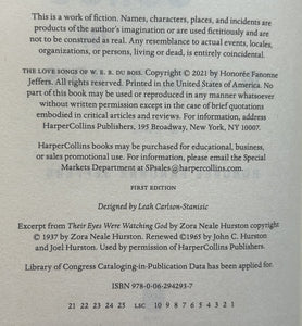 The Love Songs of W.E.B. Du Bois (First Edition)