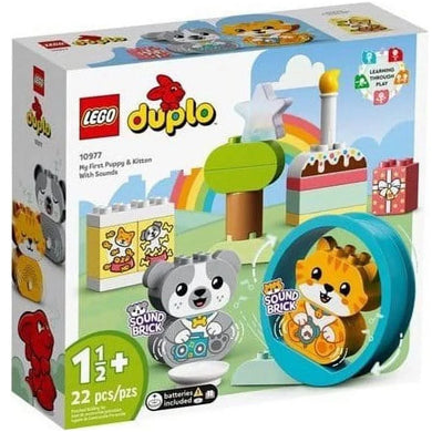 LEGO® DUPLO® 10977 My First Puppy & Kitten with Sounds (22 pieces)