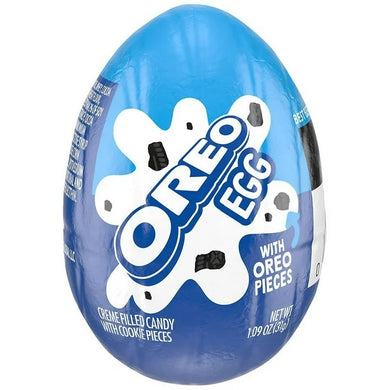 Oreo Creme Filled Easter Egg Candy with Oreo Pieces