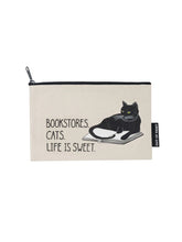 Load image into Gallery viewer, Bookstore Cats Pouch