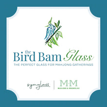 Load image into Gallery viewer, Stemless Mah Jongg Wine Glasses - Bird Bam
