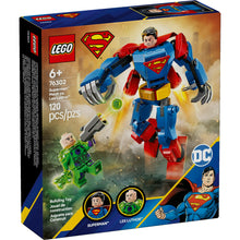 Load image into Gallery viewer, LEGO® Marvel 76302 Superman™ Mech vs. Lex Luthor™ (120 pieces)