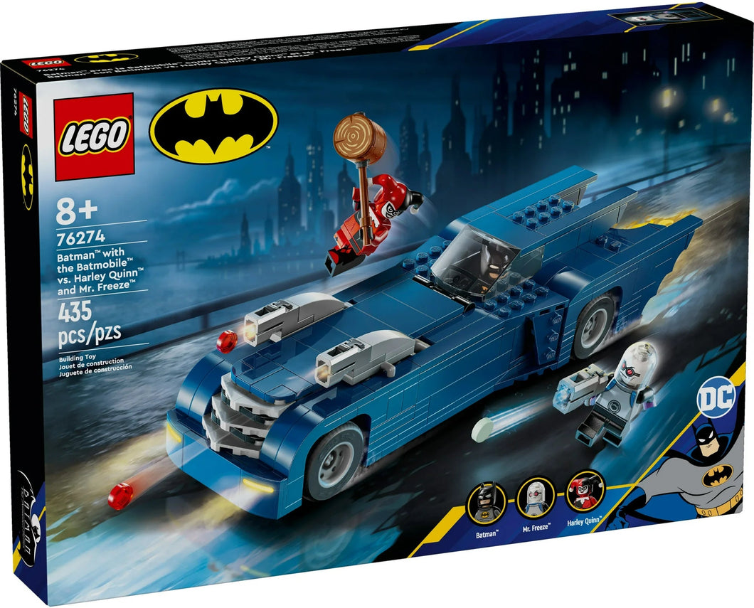 LEGO® Batman™ 76274 Batman™ with the Batmobile™ vs. Harley Quinn™ and Mr. Freeze™ (435 pieces)