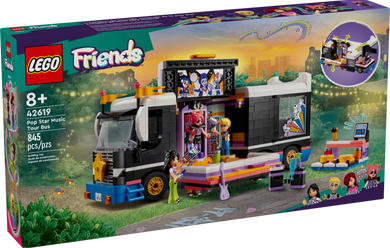 LEGO® Friends 42619 Pop Star Music Tour Bus (845 pieces)