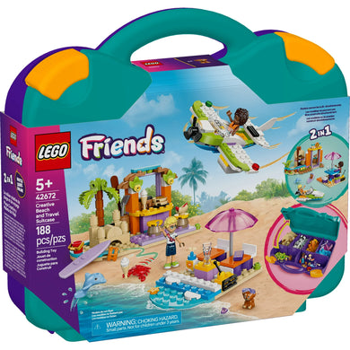 LEGO® Friends 42672 Creative Beach and Travel Suitcase (188 pieces)