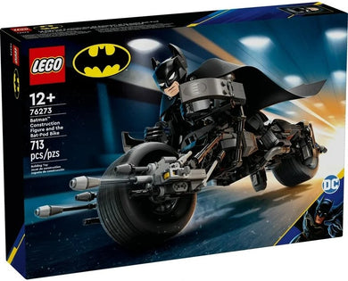 LEGO® Batman™ 76273 Batman™ Construction Figure and the Bat-Pod Bike (713 pieces)