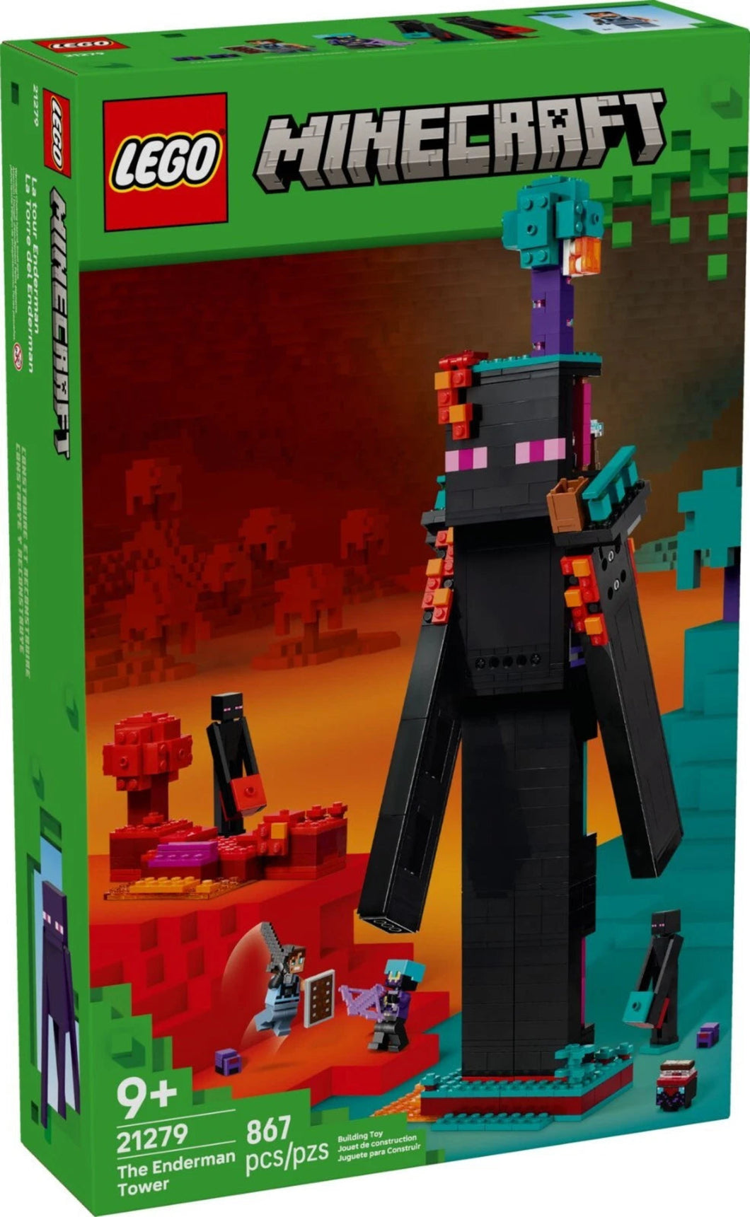 LEGO® Minecraft 21279 The Enderman Tower (867 pieces)