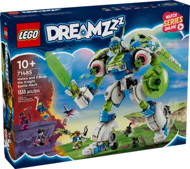 LEGO® DreamZzz™ 71485 Mateo and Z-Blob the Knight Battle Mech (1333 pieces)