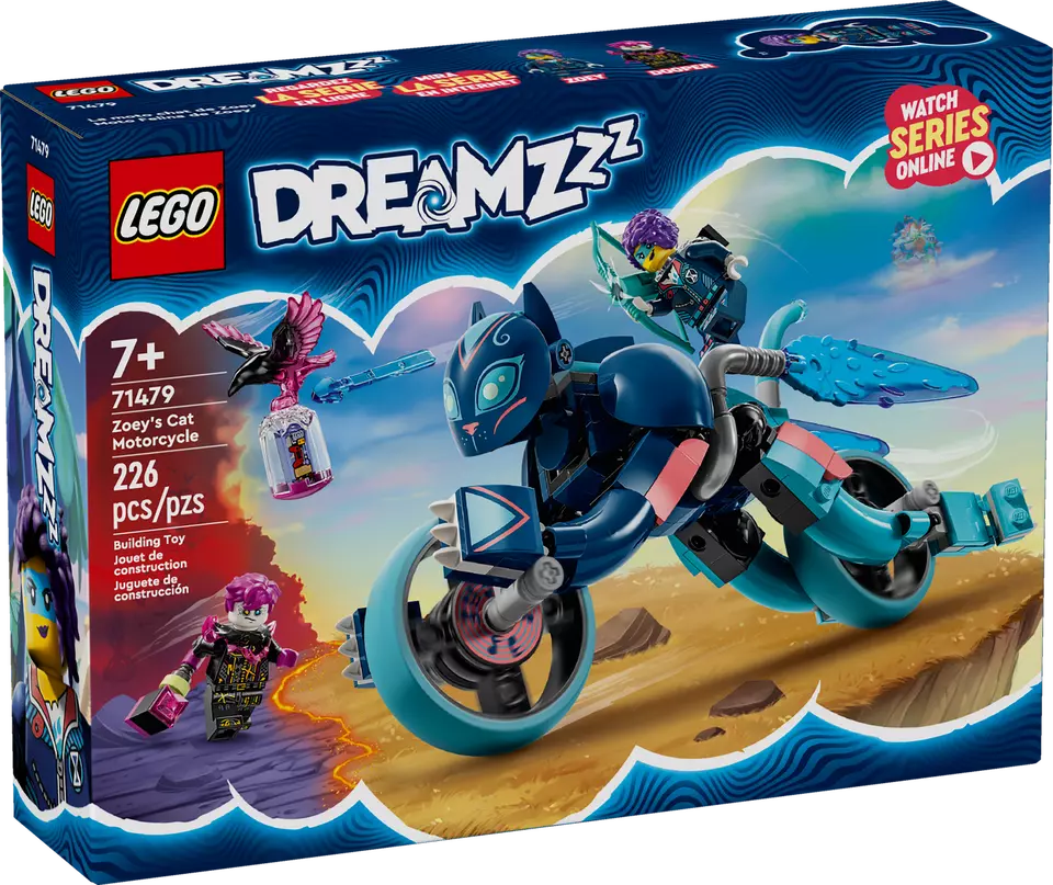 LEGO® DreamZzz™ 71479 Zoey's Cat Motorcycle (226 pieces)