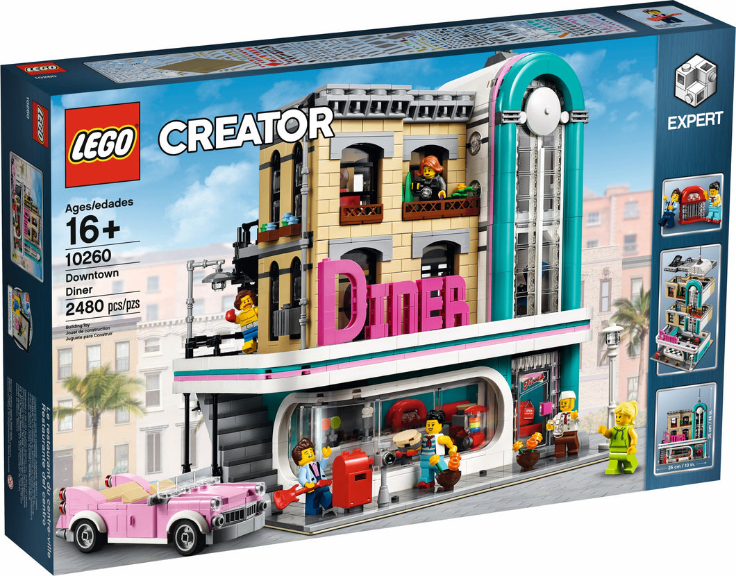 LEGO® Creator Expert 10260 Downtown Diner (2480 pieces)