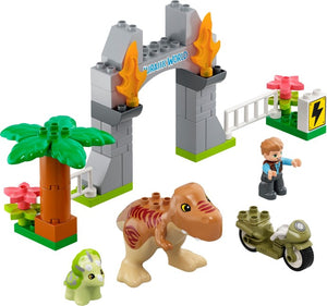 LEGO® DUPLO® 10939 T. rex and Triceratops Dinosaur Breakout (36 pieces)