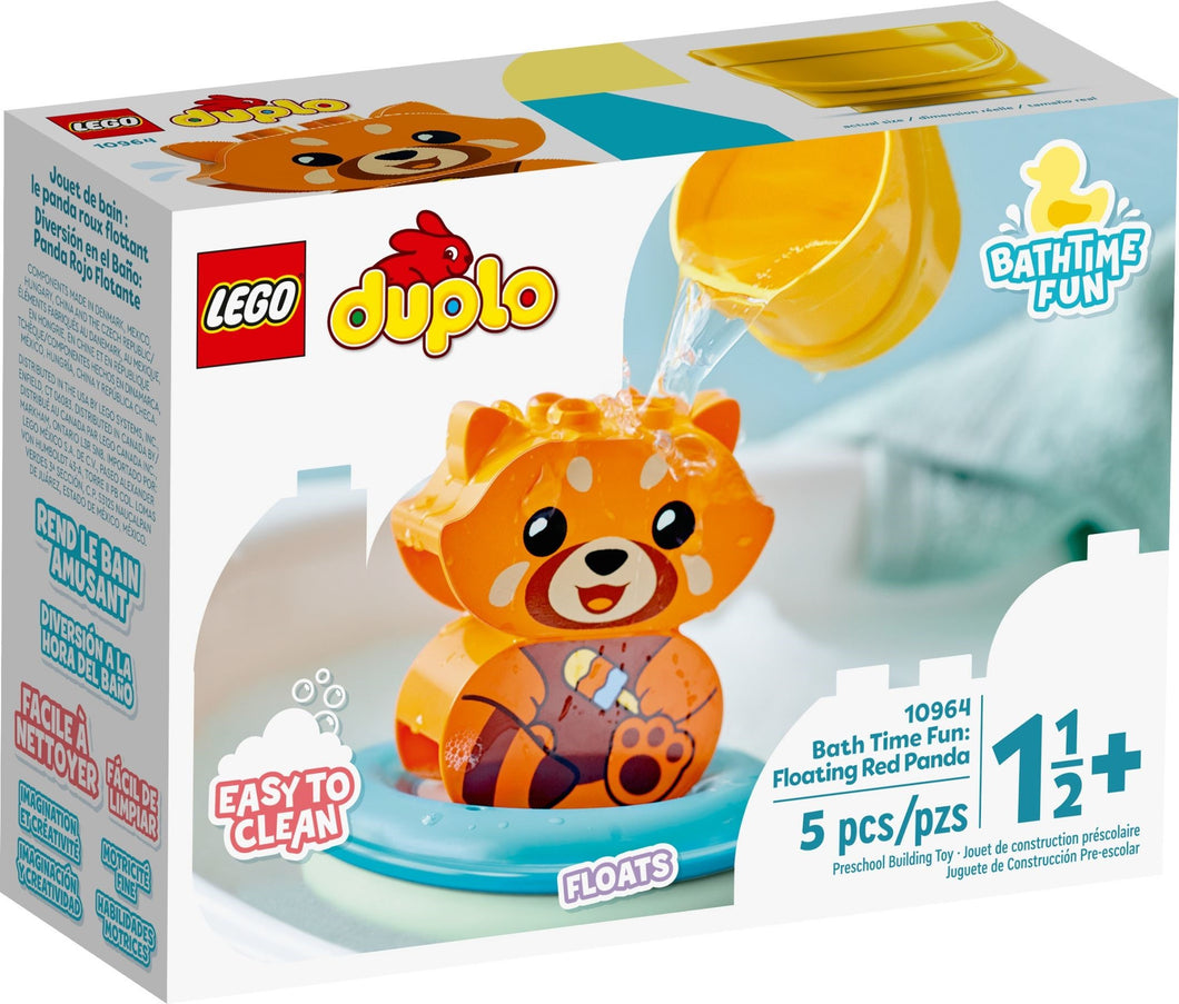LEGO® DUPLO® 10964 Bath Time Fun: Floating Red Panda (5 pieces)