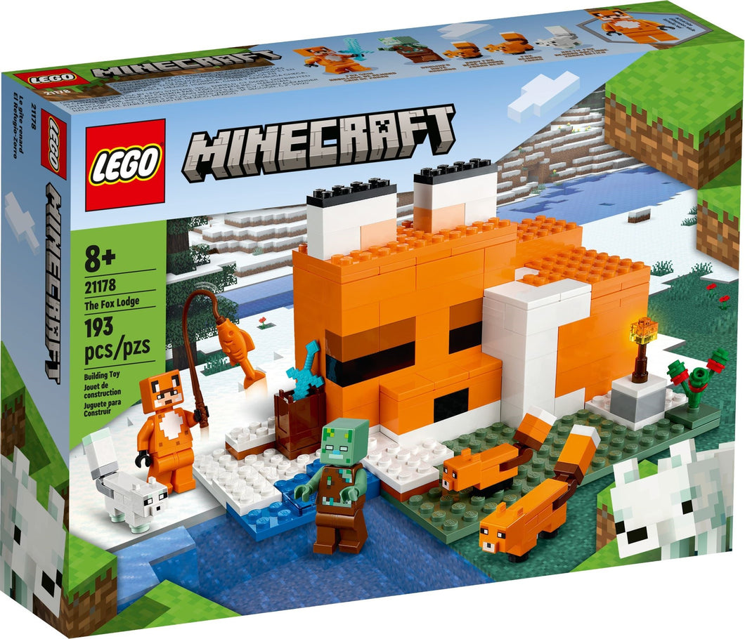 LEGO® Minecraft 21178 The Fox Lodge (193 pieces)