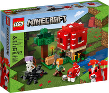 Load image into Gallery viewer, LEGO® Minecraft 21179 The Mushroom House (272 pieces)