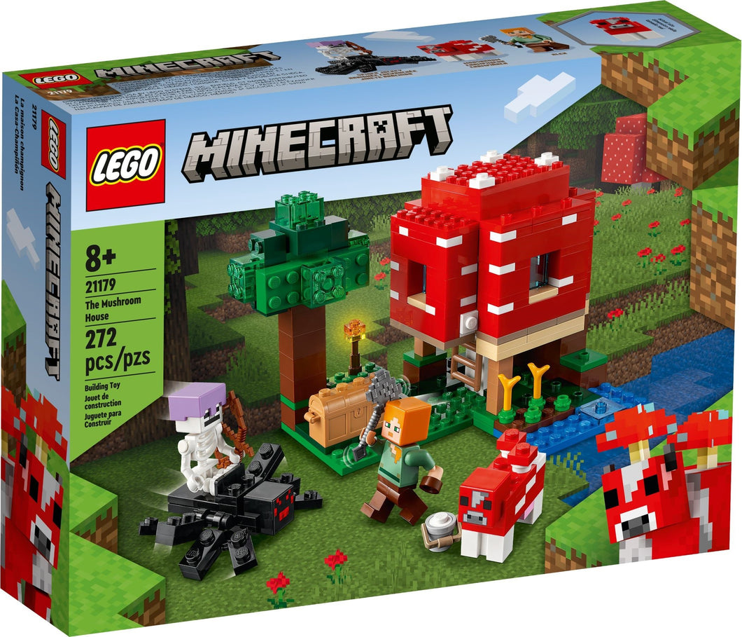 LEGO® Minecraft 21179 The Mushroom House (272 pieces)