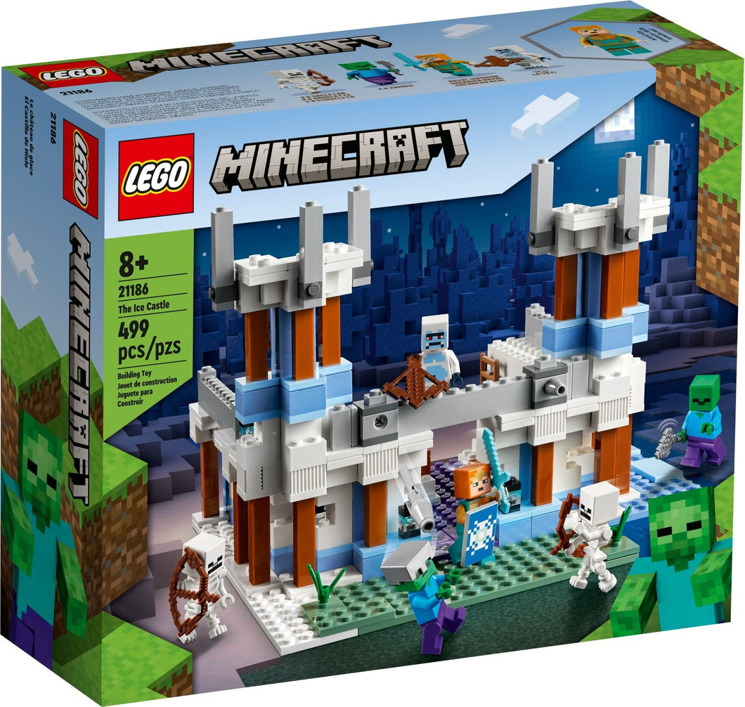 LEGO® Minecraft 21186 The Ice Castle (499 pieces)