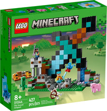 Load image into Gallery viewer, LEGO® Minecraft 21244 The Sword Outpost (427 pieces)