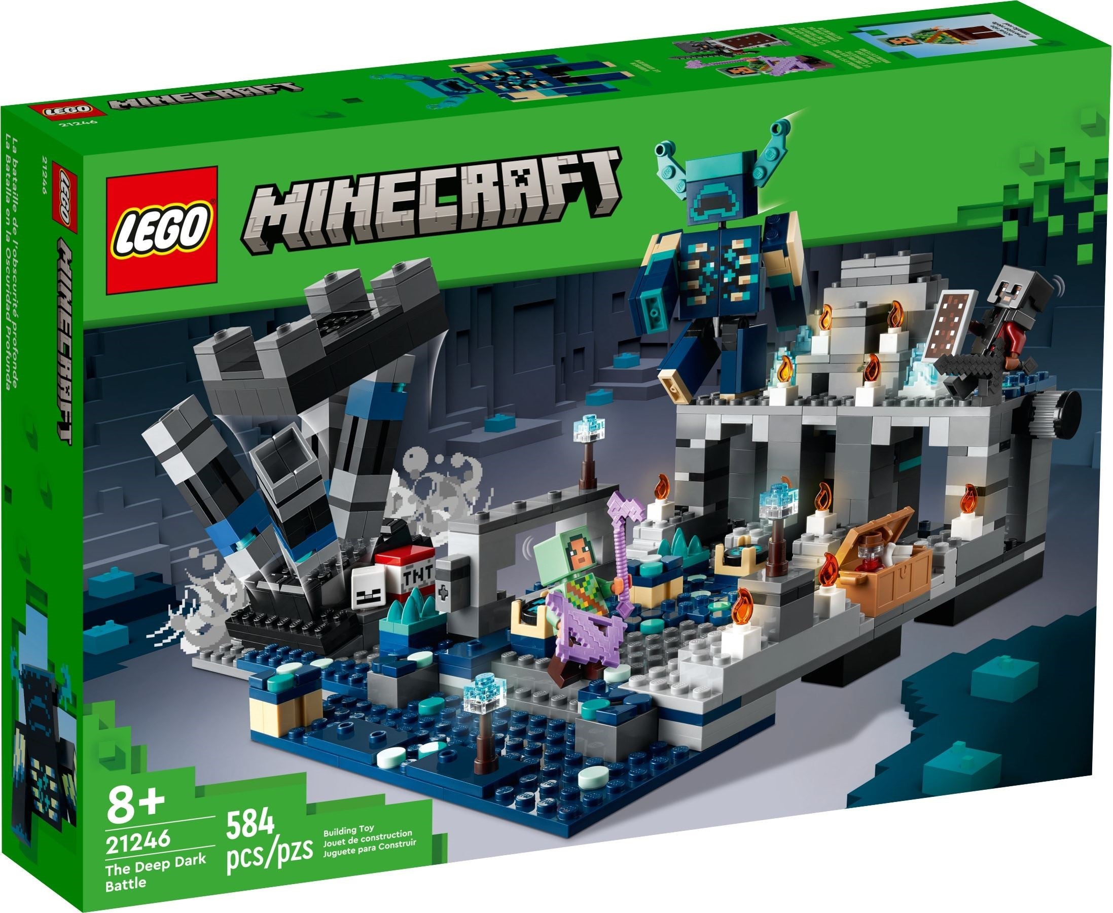 LEGO® Minecraft 21246 The Deep Dark Battle (584 pieces) – AESOP'S