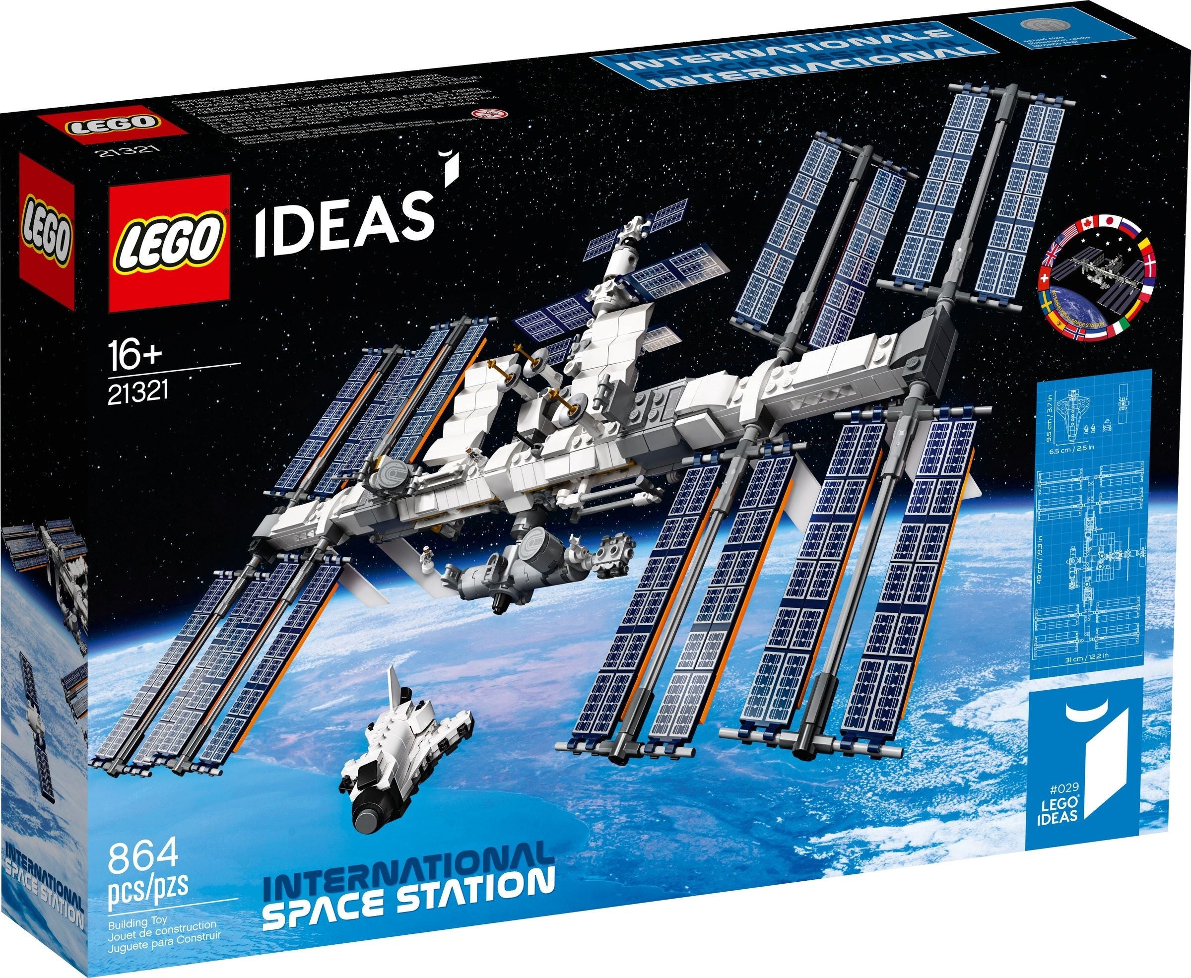 LEGO® Ideas 21321 International Space Station (864 pieces