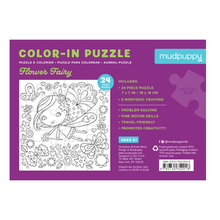 Load image into Gallery viewer, Flower Fairy Color-in Puzzle