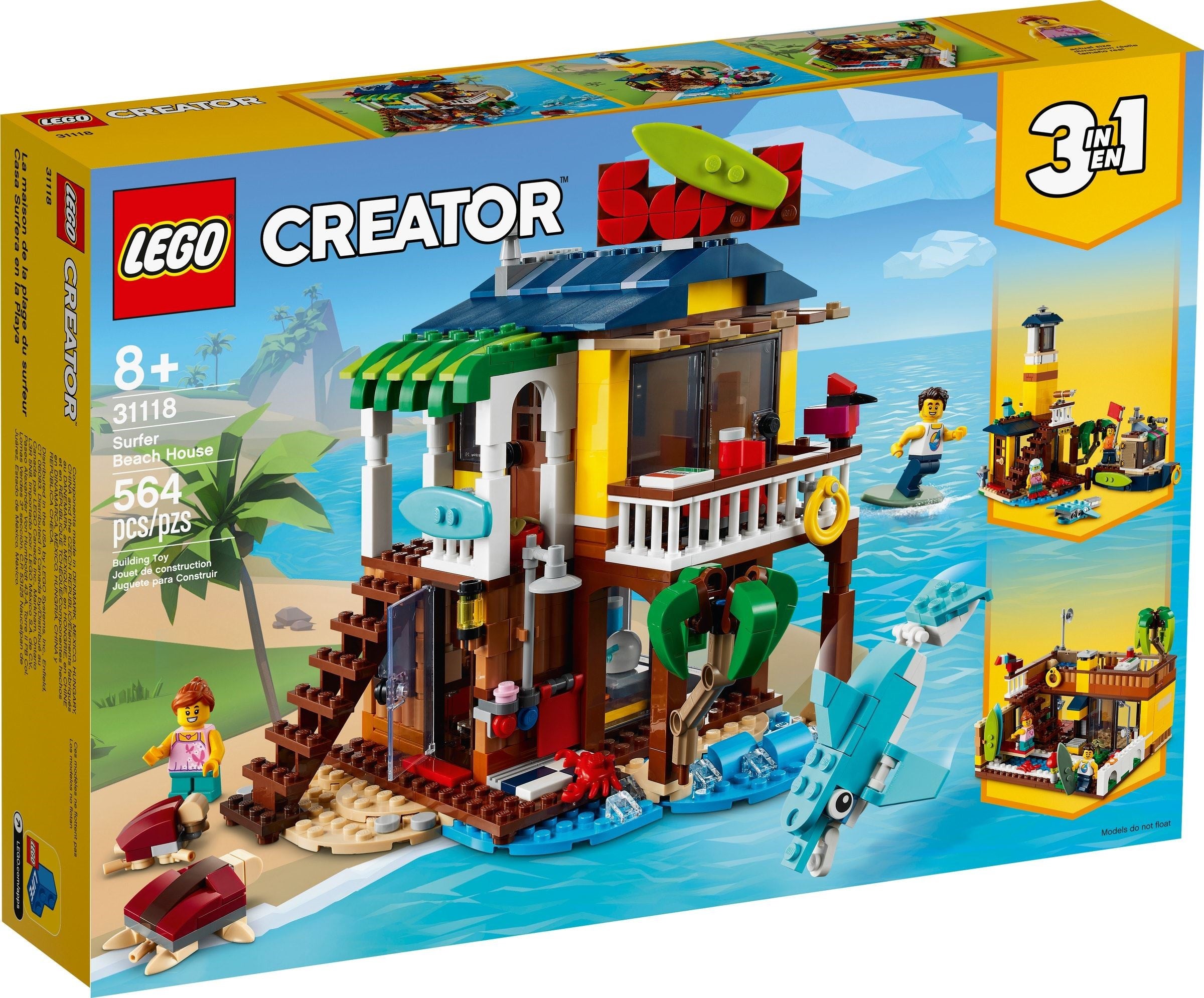 LEGO® Creator 31118 Surfer Beach House (564 pieces) – AESOP