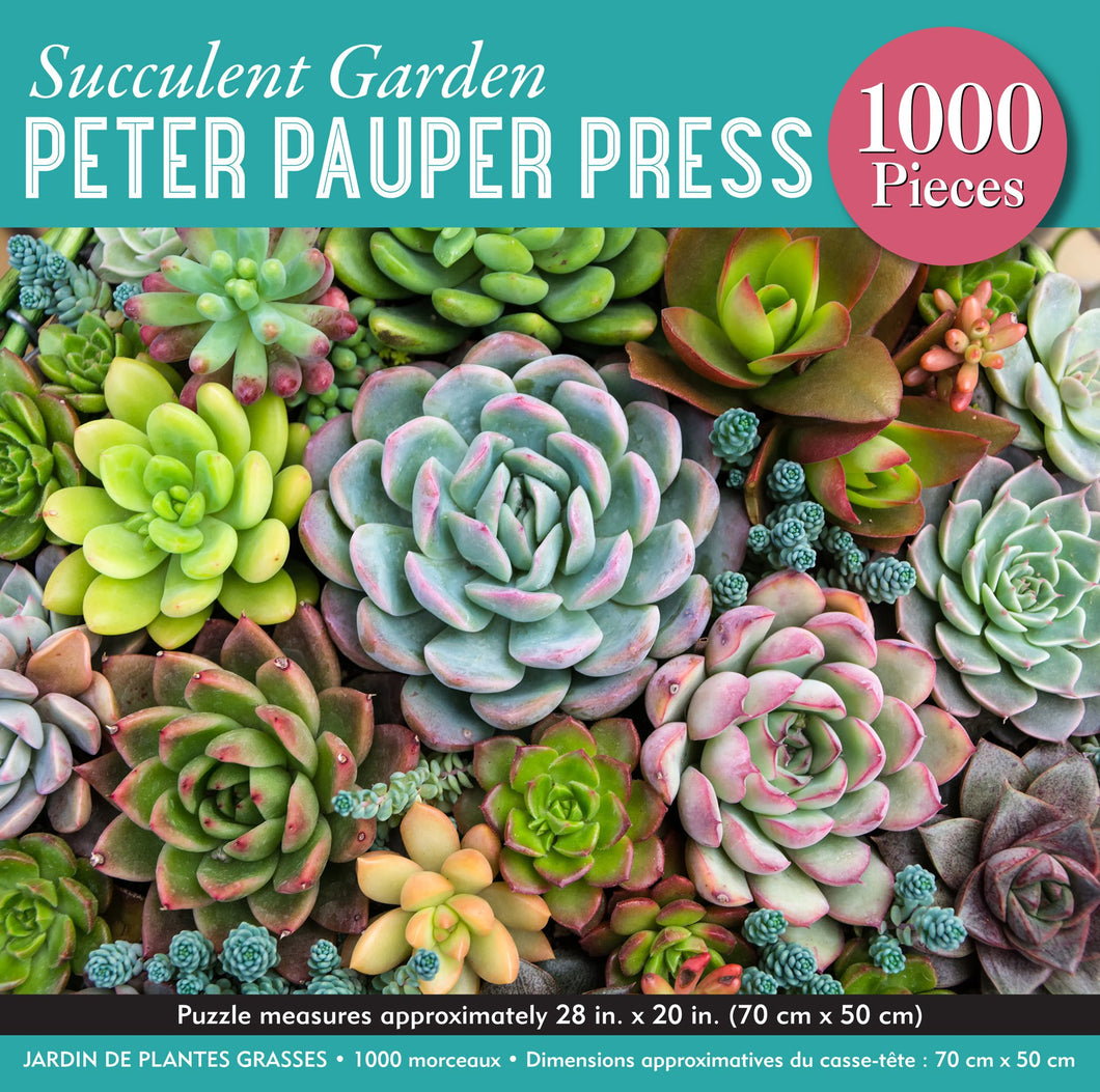 Succulent Garden Jigsaw Puzzle (1000 pieces)