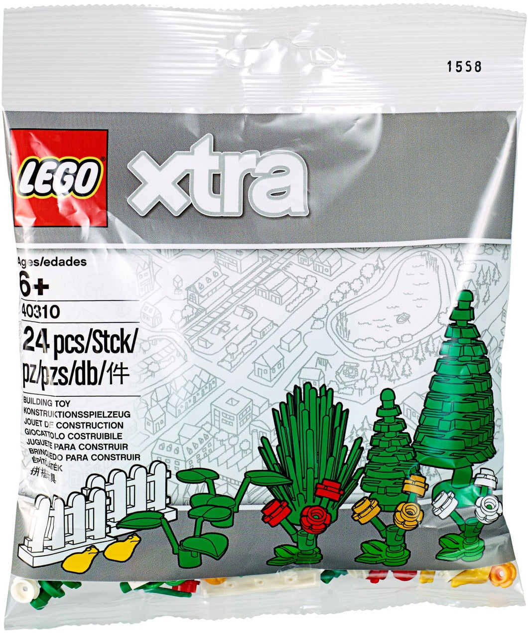 LEGO® xtra 40310 Botanical Accessories (24 pieces)