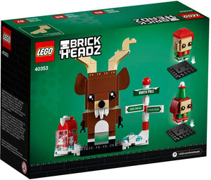 LEGO® Brickheadz™ 40353 Reindeer, Elf and Elfie (281 pieces)