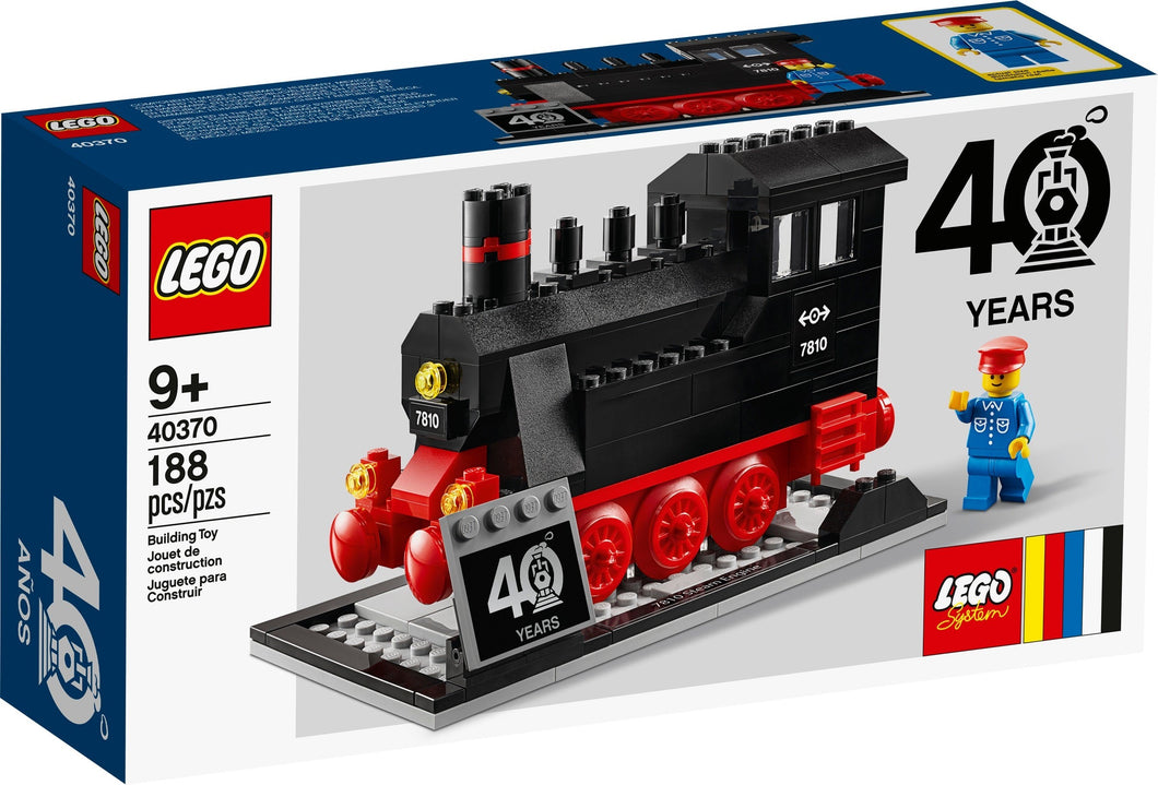 LEGO® 40370 Trains 40th Anniversary Set (188 pieces)