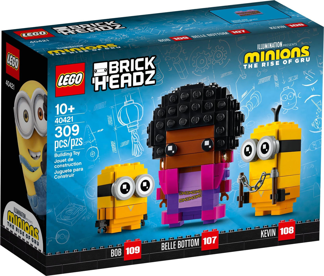 LEGO® BrickHeadz™ 40421 Belle Bottom, Kevin and Bob (309 pieces)