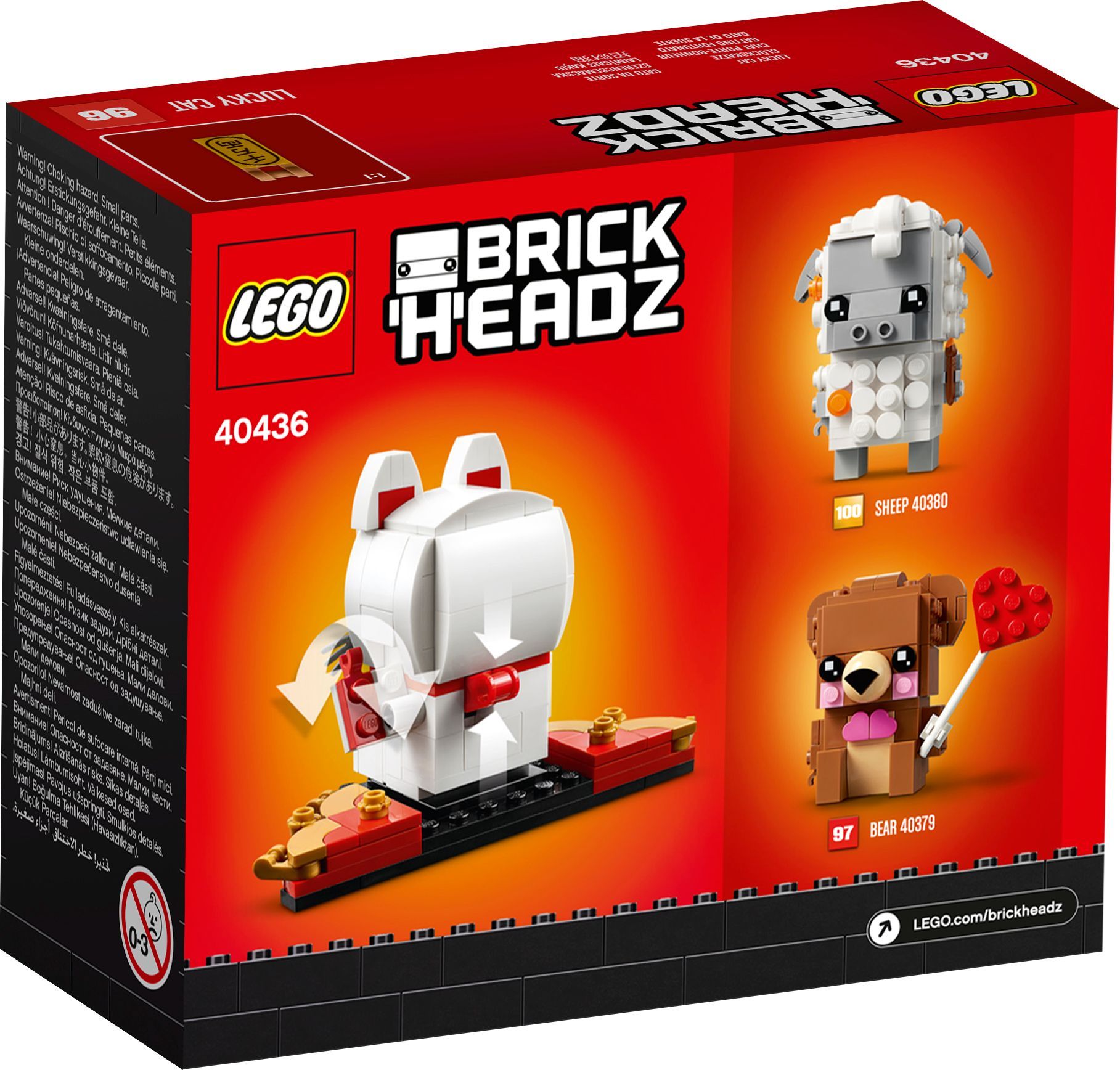 vandring sekvens slette LEGO® BrickHeadz™ 40436 Lucky Cat (134 pieces) – AESOP'S FABLE