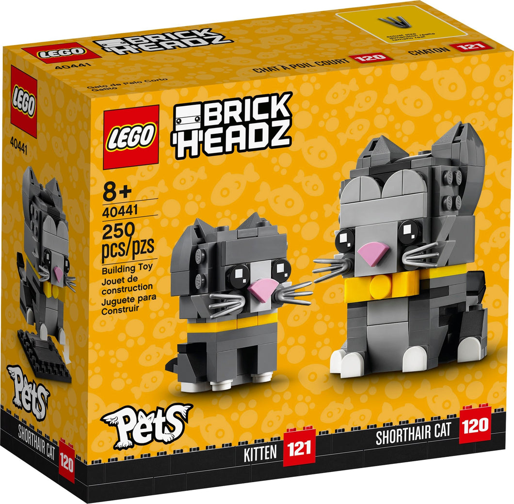 LEGO® BrickHeadz™ 40441 Shorthair Cats (250 pieces)