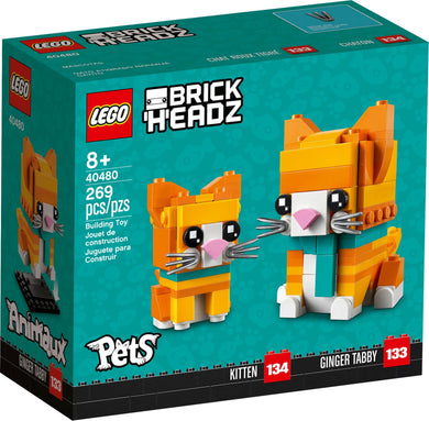 LEGO® BrickHeadz™ 40480 Ginger Tabby (269 pieces)